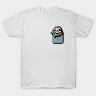 Kawaii Pocket Sloth T-Shirt